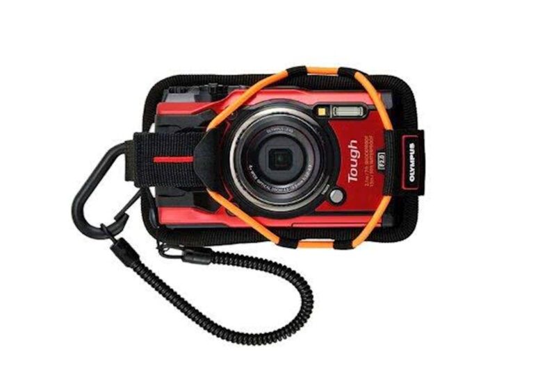 Torbica športna OLYMPUS TOUGH CSCH-123 oranžne barve za TG-4, TG-5, TG-6, TG-860