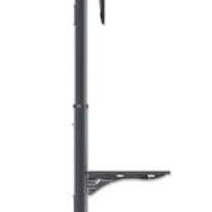 Multimedijski voziček 37''-70'' MANHATTAN, 50kg, naklon ±10°, črne barve