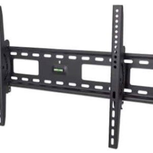 Stenski nagibni TV nosilec 37''-85'' MANHATTAN, 75kg, naklon ±10°, črne barve