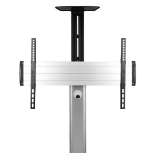 Multimedijski voziček 37''-86'' MANHATTAN, 50kg, naklon +5° do -12°, sive barve