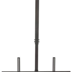 Stropni TV nosilec 37''-70'' MANHATTAN, 50kg, naklon 0° do -15°, črne barve