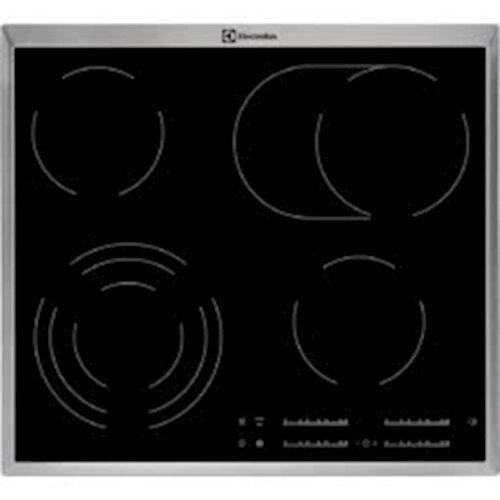 Vgradna plošča ElectroluxEHF46547XK steklokeramika + inoks rob
