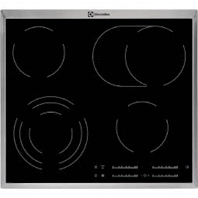 Vgradna plošča ElectroluxEHF46547XK steklokeramika + inoks rob