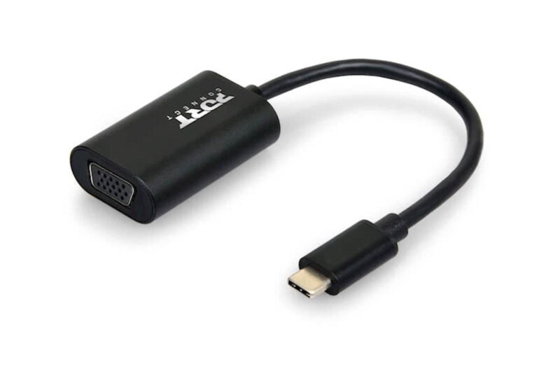 Pretvornik PORT USB-C v VGA, resolucija: 1920 x 1200 ali 1080p