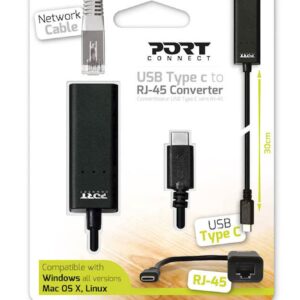 Pretvornik PORT USB-C na RJ-45