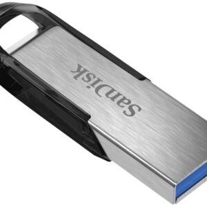 USB DISK SANDISK 64GB ULTRA FLAIR, 3.0, srebrn, kovinski, brez pokrovčka *PROM