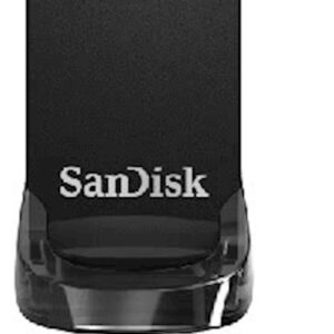 USB DISK SANDISK 32GB ULTRA FIT, 3.1/3.0, črn, micro format