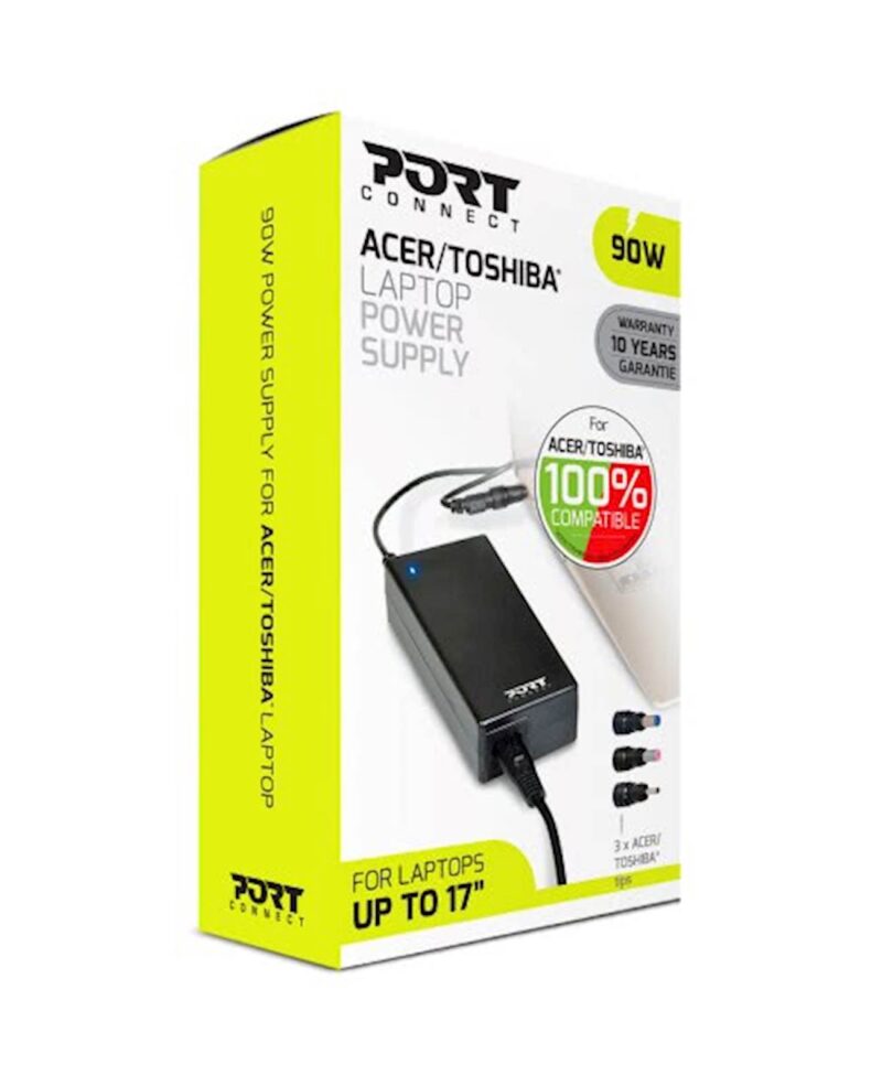 Napajalnik PORT za prenosnike ACER/TOSHIBA* 90W