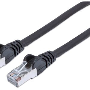 Mrežni kabel Intellinet 1 m Cat6A, CU, ČRN Mrežni kabel Intellinet 1 m Cat6A, CU, ČRN