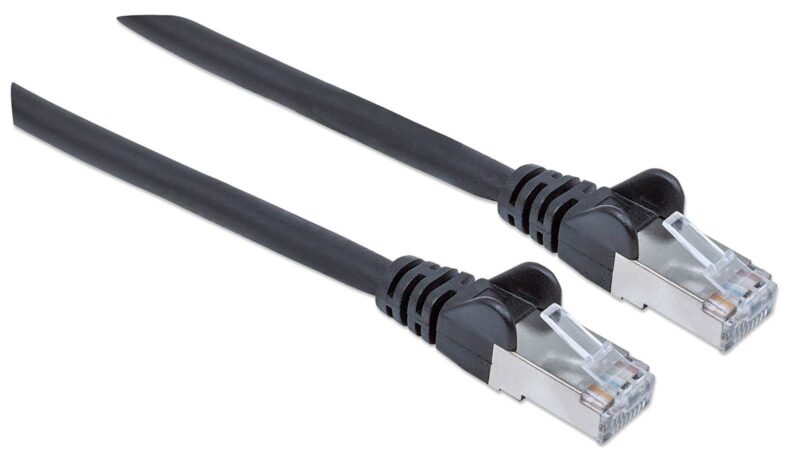 Mrežni kabel Intellinet 1 m Cat6A, CU, ČRN Mrežni kabel Intellinet 1 m Cat6A, CU, ČRN