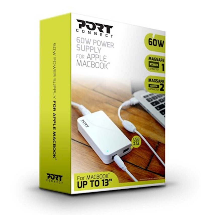 Napajalnik PORT APPLE 60W + USB
