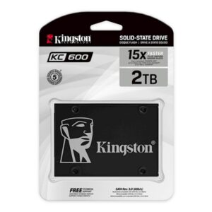 SSD Kingston 2,048TB KC600, 550/520 MB/s, SATA 3.0(6Gb/s), 3D TLC
