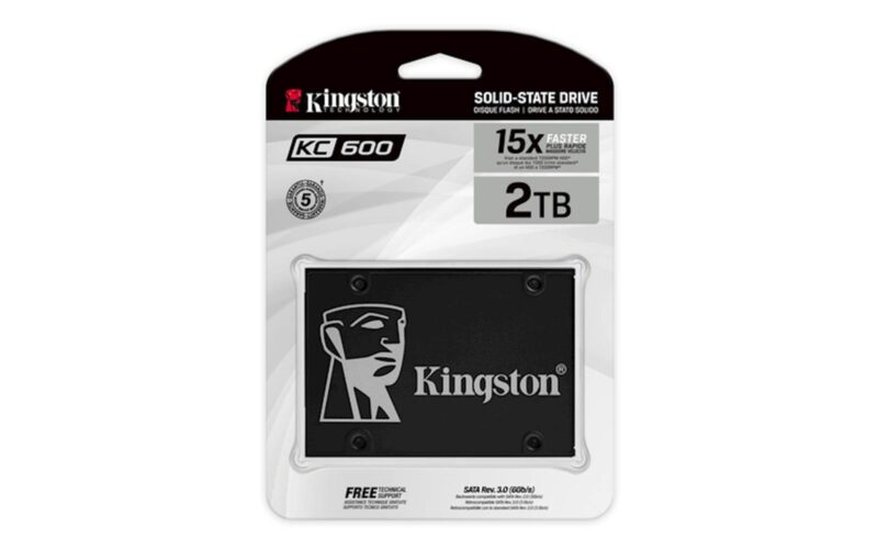 SSD Kingston 2,048TB KC600, 550/520 MB/s, SATA 3.0(6Gb/s), 3D TLC