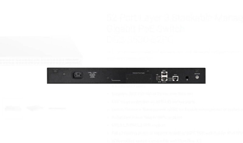 Mrežno stikalo D-link DGS-3630-52PC/SI