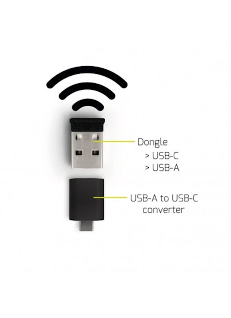 Miška PORT brezžična, USB-A & USB-C