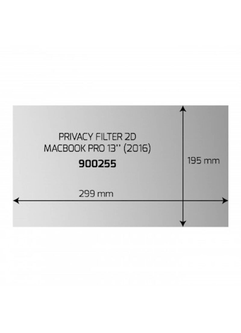Privacy filter PORT 2D - MACBOOK PRO 13"