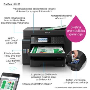 Večfunkcijska brizgalna naprava EPSON EcoTank ITS L15150