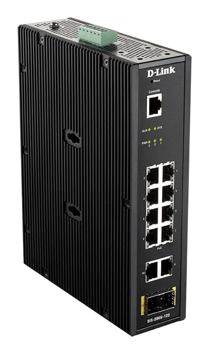 Mrežno stikalo D-link industrijsko DIS-200G-12S