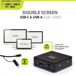 Docking Station PORT USB-C & USB-A