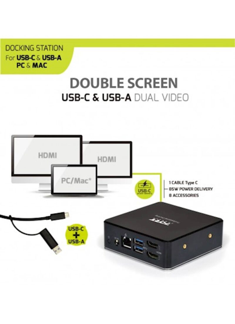 Docking Station PORT USB-C & USB-A