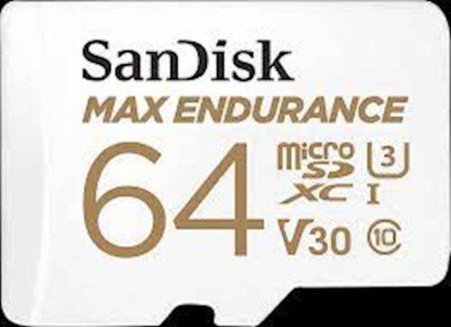 SDXC SanDisk micro 64GB MAX ENDURANCE, 100/40MB/s, C10, U3, V30, adapter SDXC SanDisk micro 64GB MAX ENDURANCE, 100/40MB/s, C10, U3, V30, adapter