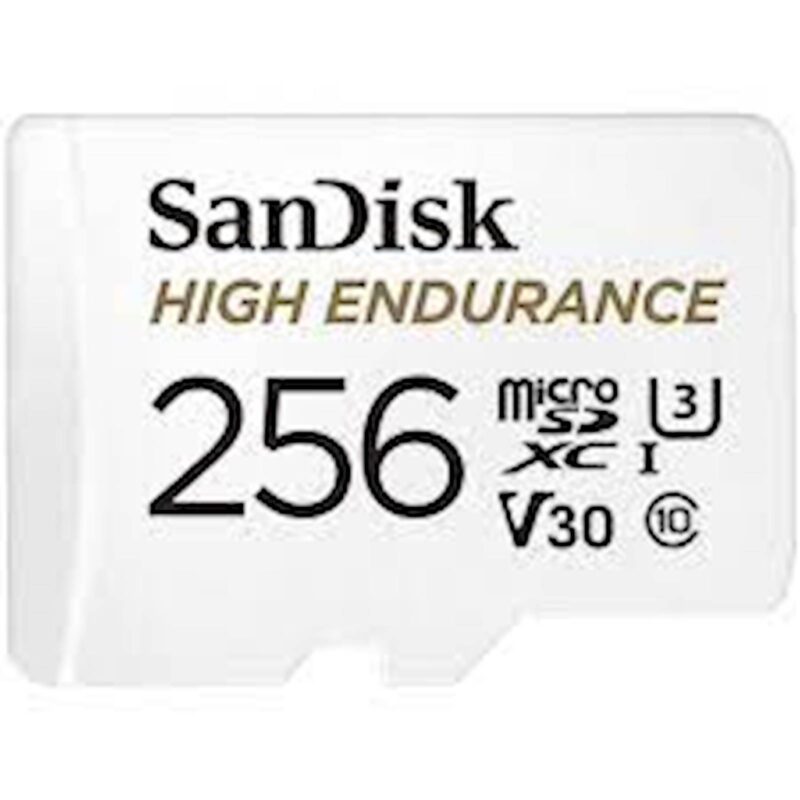 SDXC SanDisk micro 256GB MAX ENDURANCE, 100/40MB/s, C10, U3, V30, adapter SDXC SanDisk micro 256GB MAX ENDURANCE, 100/40MB/s, C10, U3, V30, adapter