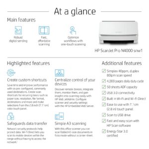 Optični čitalnik HP ScanJet Pro N4000 snw1