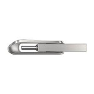 USB C & USB DISK SanDisk 512GB Ultra Dual LUXE, 3.1, srebrn, kovinski, branje do 150MB/s