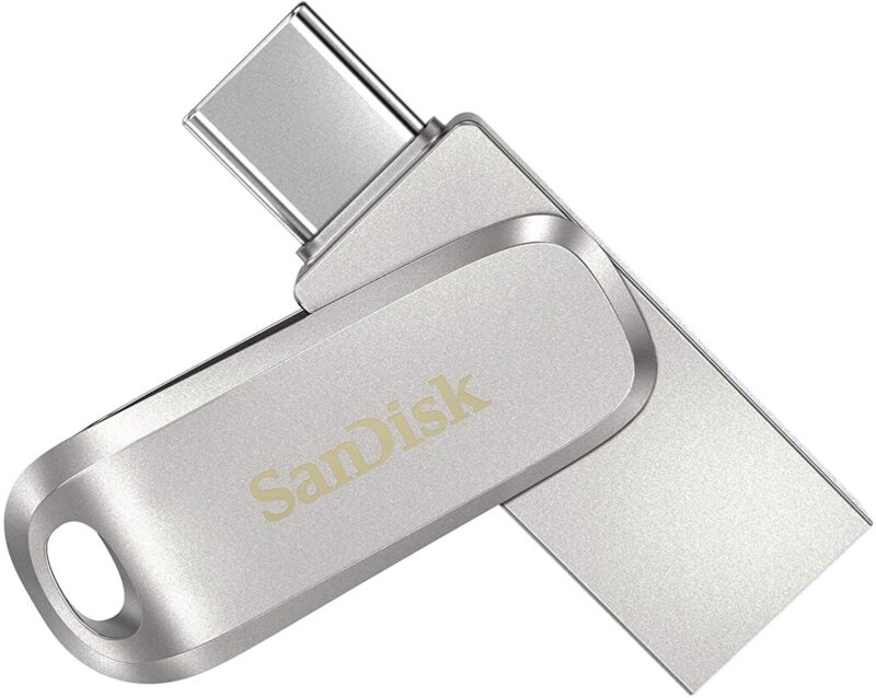 USB C & USB DISK SanDisk 1TB Ultra Dual LUXE, 3.1, srebrn, kovinski, branje do 150MB/s USB C & USB DISK SanDisk 1TB Ultra Dual LUXE, 3.1, srebrn, kovinski, branje do 150MB/s
