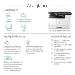 Večfunkcijska laserska naprava HP LaserJet MFP M442dn