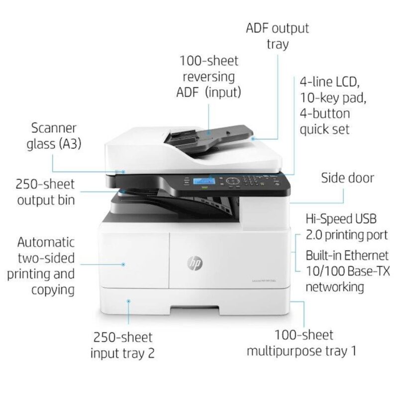 Večfunkcijska laserska naprava HP LaserJet MFP M443nda