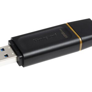 USB disk Kingston 128GB DT Exodia, 3.2 Gen1, črn, s pokrovčkom