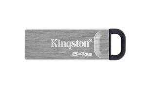 USB disk Kingston 64GB DT Kyson, 3.2 Gen1, 200MB/s, kovinski, brez pokrovčka