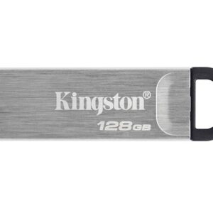 USB disk Kingston 128GB DT Kyson, 3.2 Gen1, 200/60MB/s, kovinski, brez pokrovčka