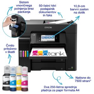 Večfunkcijska brizgalna naprava EPSON EcoTank ITS L6570