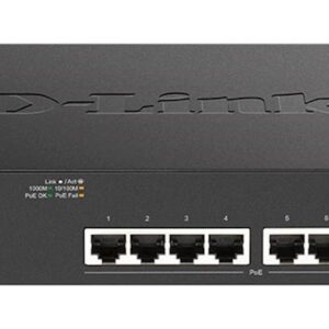 DLINK 10-PORT Gigabit Pametno Stikalo POE 130W DLINK 10-PORT Gigabit Pametno Stikalo POE 130W