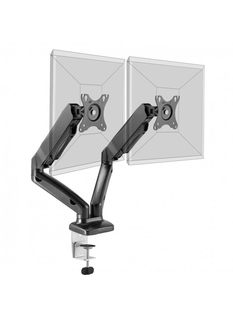 Namizni nosilec PORT za dva monitorja do 32"