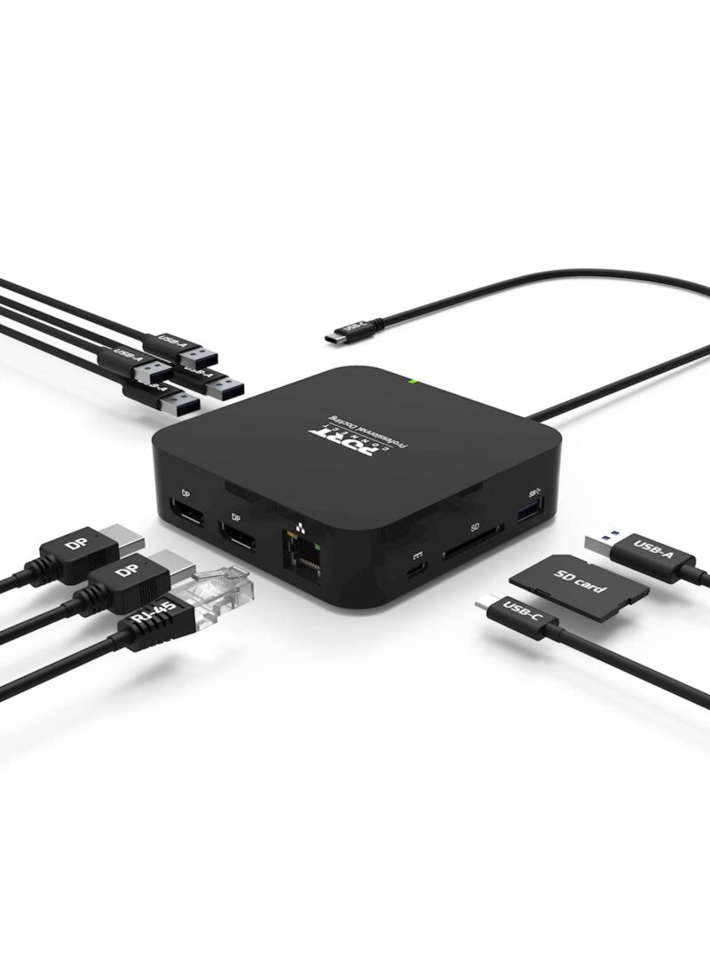 Docking Station PORT Type C, potovalni, 2x4K