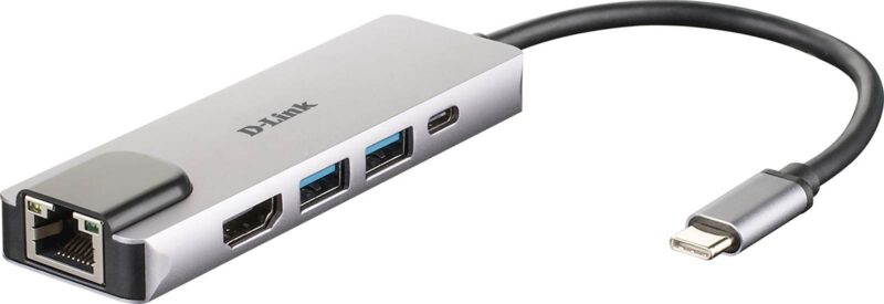 D-link 5-v-1 razdelilnik z HDMI / Ethernet in napajanjem