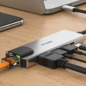 D-link 5-v-1 razdelilnik z HDMI / Ethernet in napajanjem