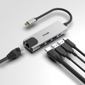 D-link 5-v-1 razdelilnik z HDMI / Ethernet in napajanjem