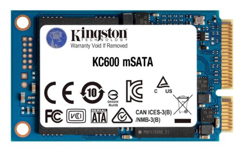SSD Kingston mSATA 256GB KC600, SATA 3.0, 550/500 MB/s, 3D TLC NAND SSD Kingston mSATA 256GB KC600, SATA 3.0, 550/500 MB/s, 3D TLC NAND