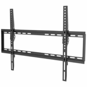 Stenski nagibni TV nosilec 37''-70'' MANHATTAN, 35kg, naklon 0° do 8°, črne barve, ultra tanek