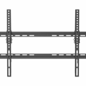 Stenski nagibni TV nosilec 37''-70'' MANHATTAN, 35kg, naklon 0° do 8°, črne barve, ultra tanek