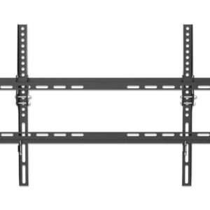 Stenski nagibni TV nosilec 37''-70'' MANHATTAN, 35kg, naklon 0° do 8°, črne barve, ultra tanek
