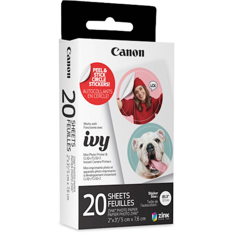 Papir CANON ZINK CIRCLE foto 20 pack za ZOEMINI Papir CANON ZINK CIRCLE foto 20 pack za ZOEMINI