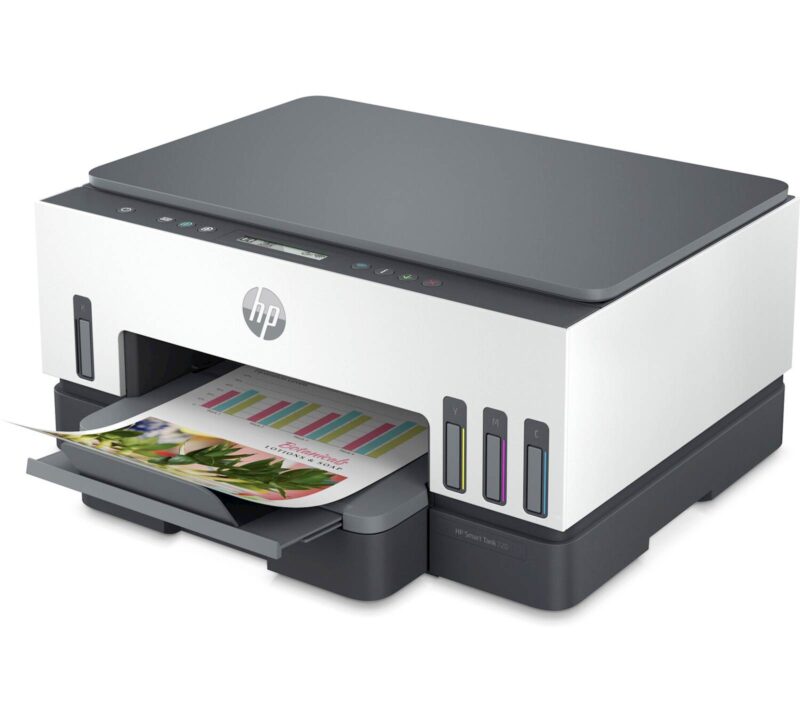 Večfunkcijska brizgalna naprava HP Smart Tank 720