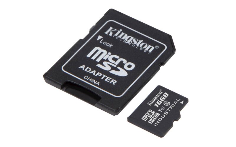 SDHC Kingston micro 16GB Industrial, 100/80MB/s, Class 10, UHS-I, U3, V30, A1