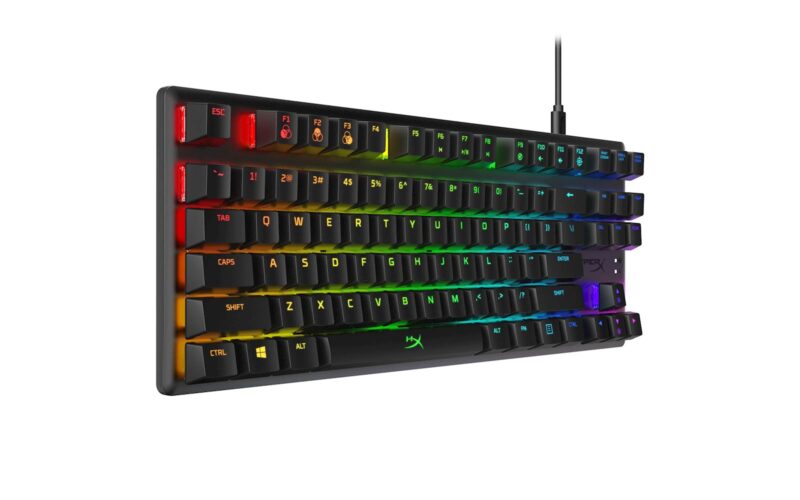 Tipkovnica HP HyperX Alloy Origins Core RGB, mehanična, HyperX Aqua Switch, linear, US