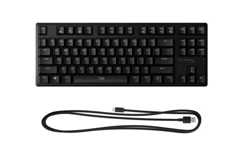 Tipkovnica HP HyperX Alloy Origins Core RGB, mehanična, HyperX Aqua Switch, linear, US